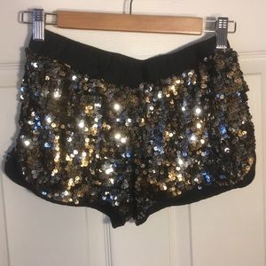 Sequin shorts size XS